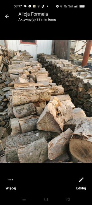 Drewno kominkowe opałowe BUK