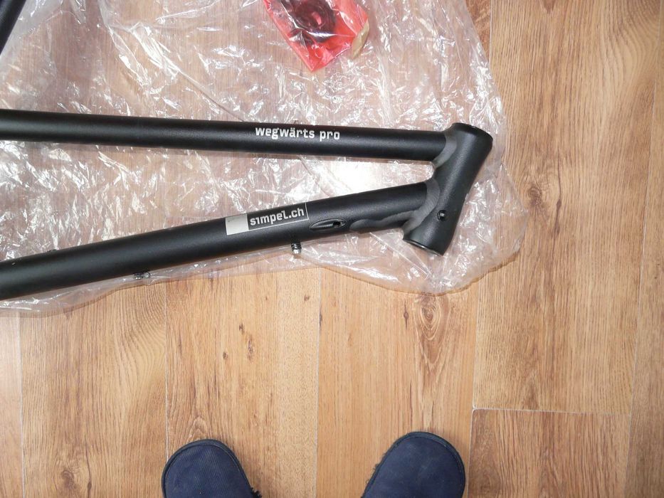 Rama Cross Simple Pro stery ,hak zacisk gwarancja Rozm 160-172 cm