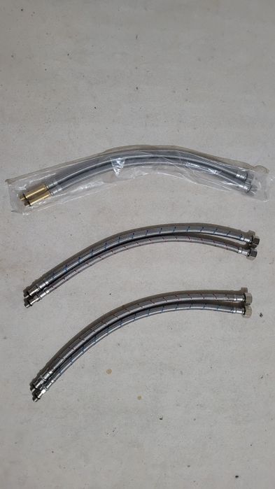 Wąż wężyk w oplocie 3/8" M10