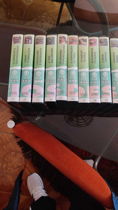 coleção de 31 cassetes VHS "Desafios da vida