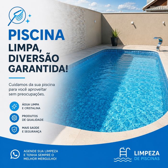 Serviço Limpeza de Piscinas