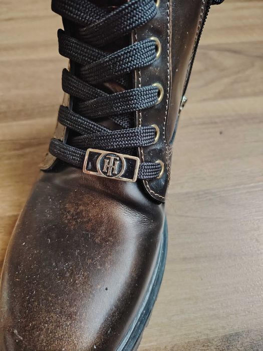 Buty tommy hilfiger trapery polished leather