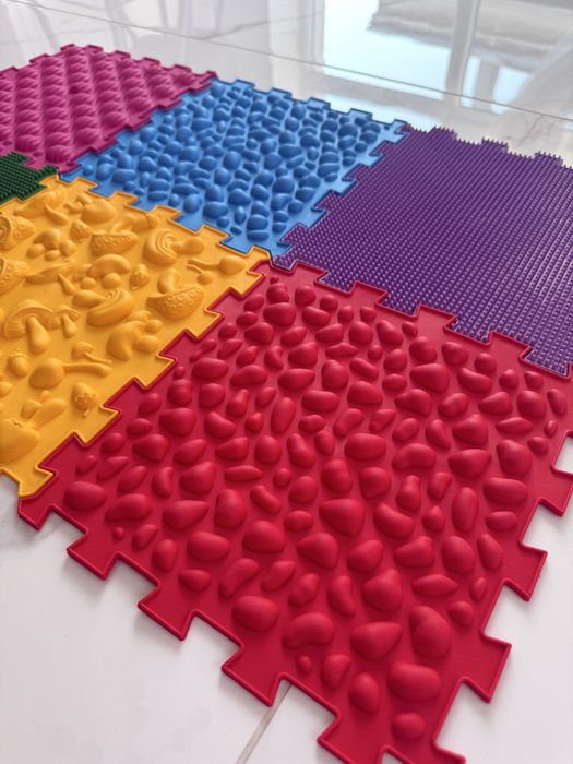 Килимок масажний Ортек Пазли Мікс 6 елементів