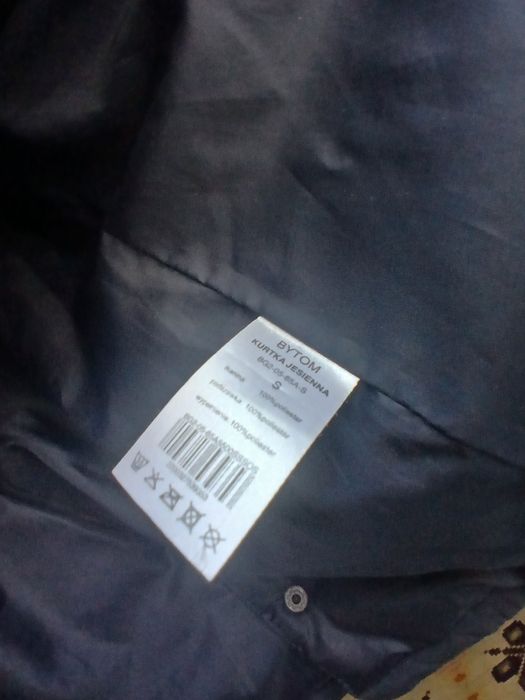 Ciemnogranatowa kurtka pikowanie Bytom