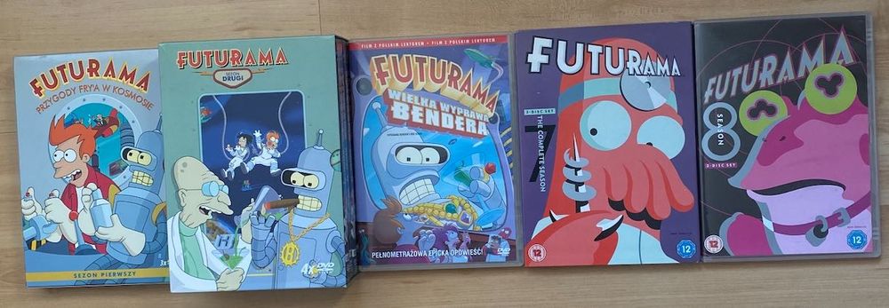 FUTURAMA – pakiet 2 sezonów na DVD i film fabularny (polska wersja)