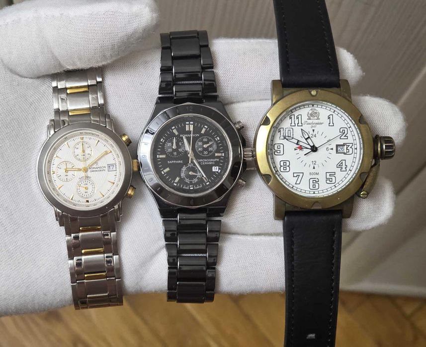 Чоловічий годинник  Romanson TM0506M Sapphire Chronograph