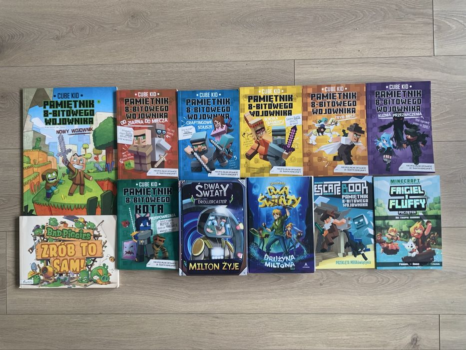 Książki minecraft 15 zł sztuka