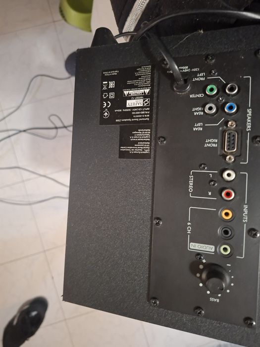 Colunas para pc logitech 5.1