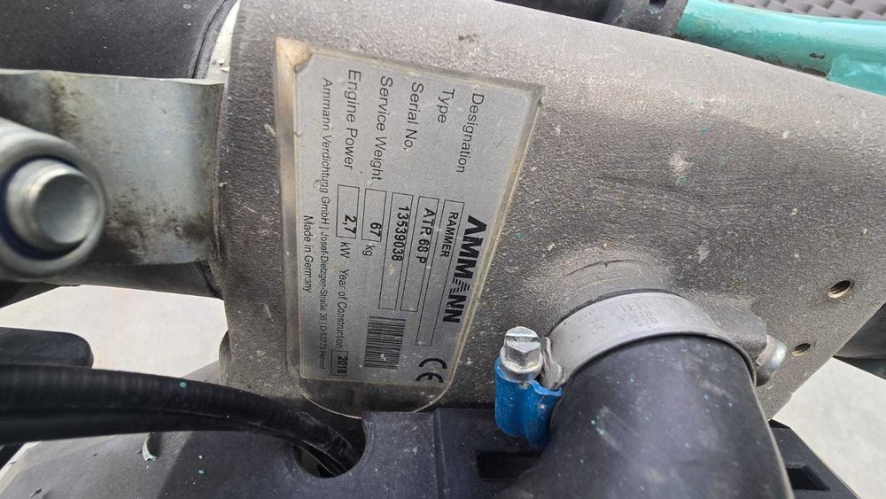 Zagęszczarka stopowa skoczek Ammann ATR 68P Wacker Bomag Weber