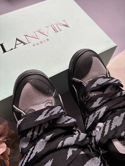 ‼️РОЗПРОДАЖ‼️ Lanvin Curb / Ланвін Крабс Black Grey