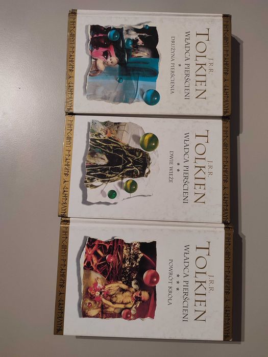 Tolkien Władca Pierścieni trylogia wyd. muza 2001, twarda oprawa