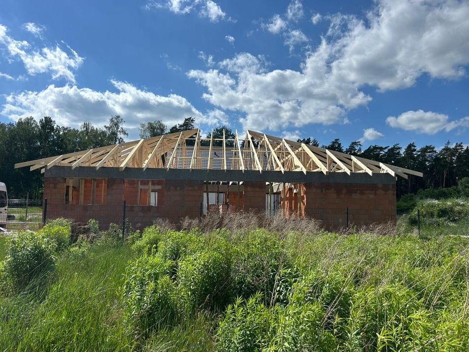 wiązary dachowe, bindry, drewno c24, gotowa więźba