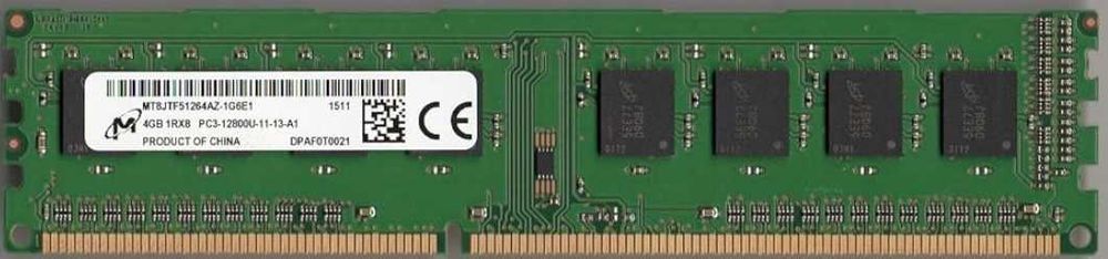 Micron 4GB MT8JTF51264AZ-1G6E1 PC3-12800U x2