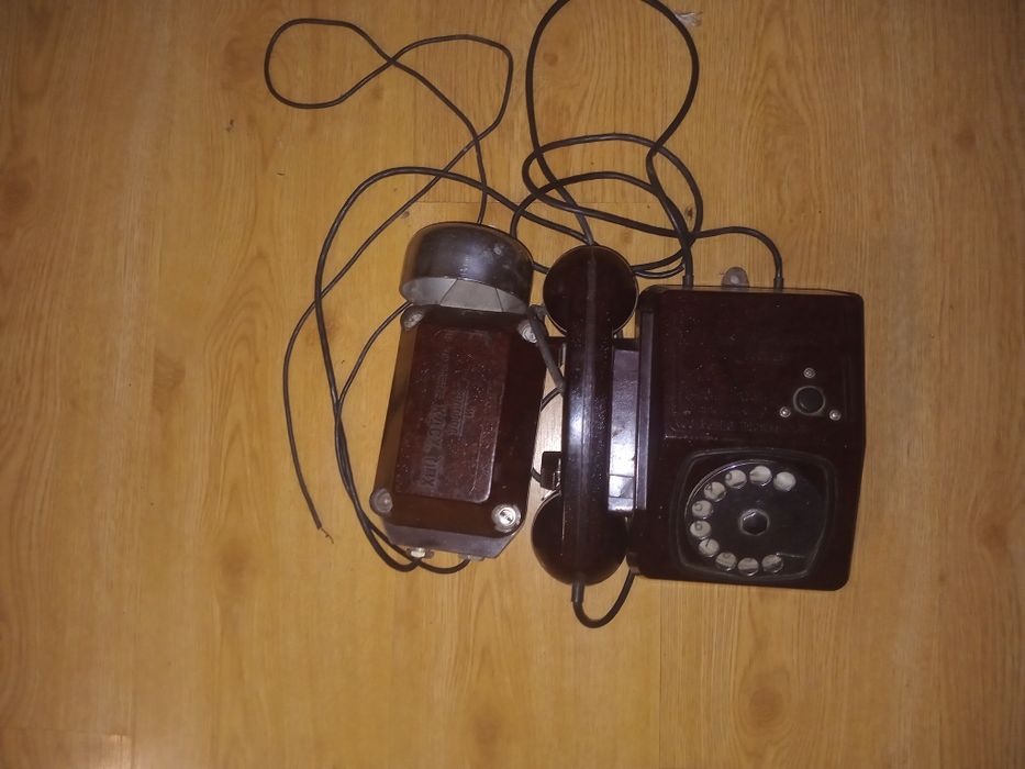 Винтажный бакелитовый шахтный морской промышленный телефонный аппарат