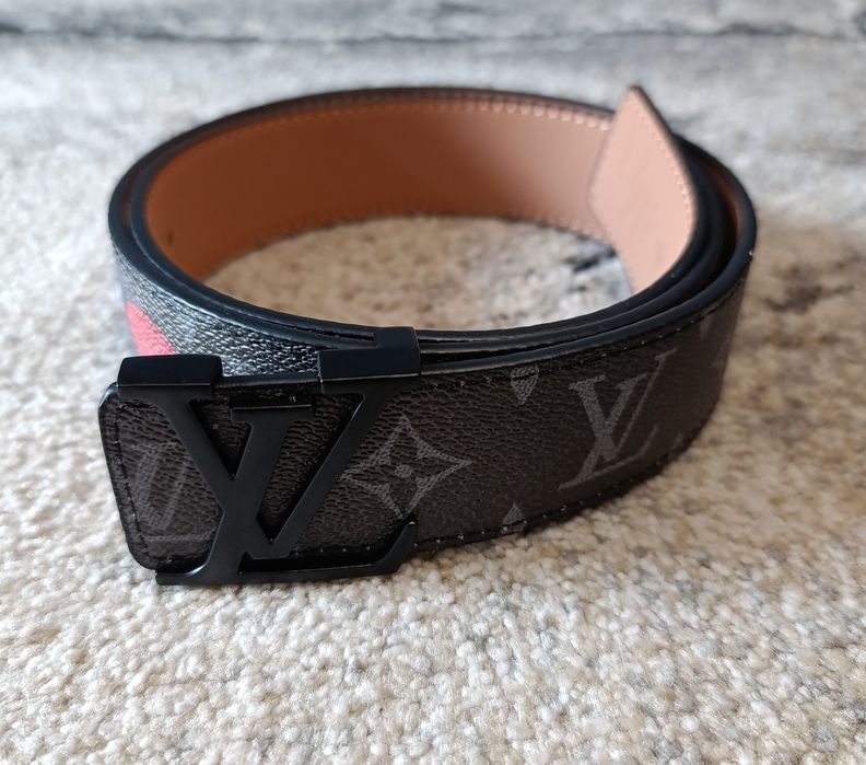 Pasek LV skórzany 115cm