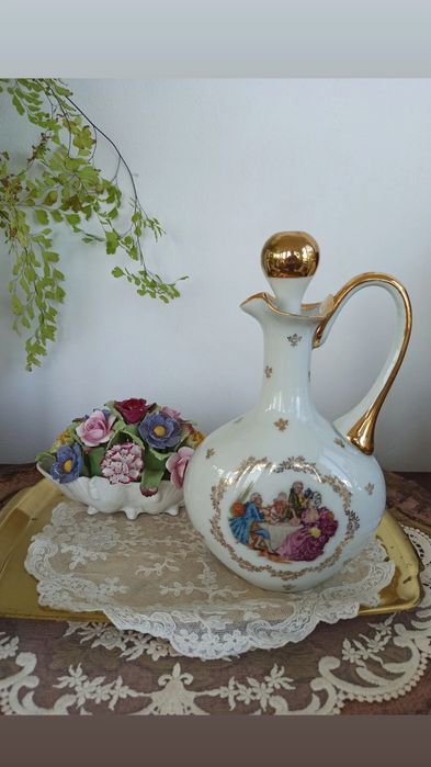 Фарфор Limoges Лимож тарелки графин блюдо новогодняя посуда