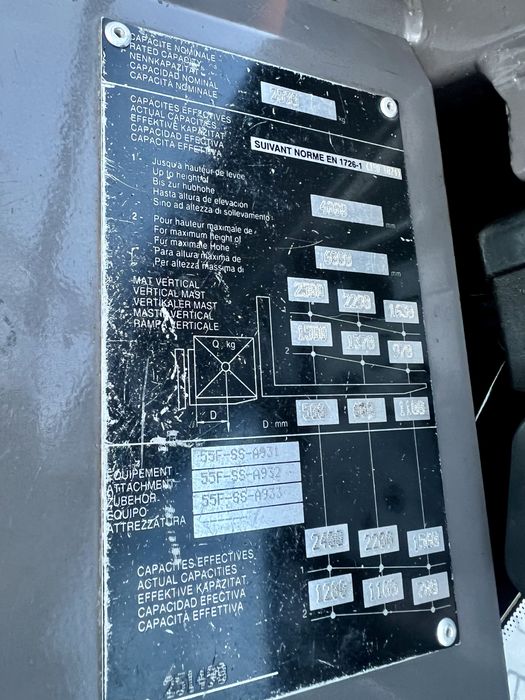 Навантажувач дизельний Manitou MSI25T, 2007р., 2.5т., 6м.