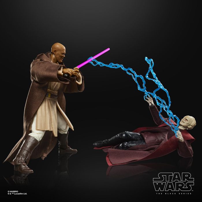 Star Wars The Black Series Mace Windu i Darth Sidious Exclusive Nowe