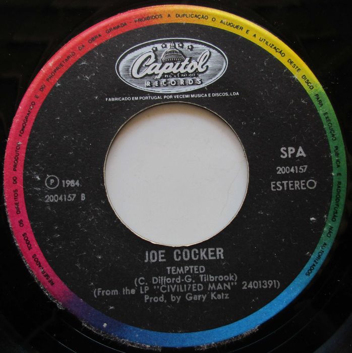 Joe Cocker - - - - - Edge of a Dream - - - - - Single