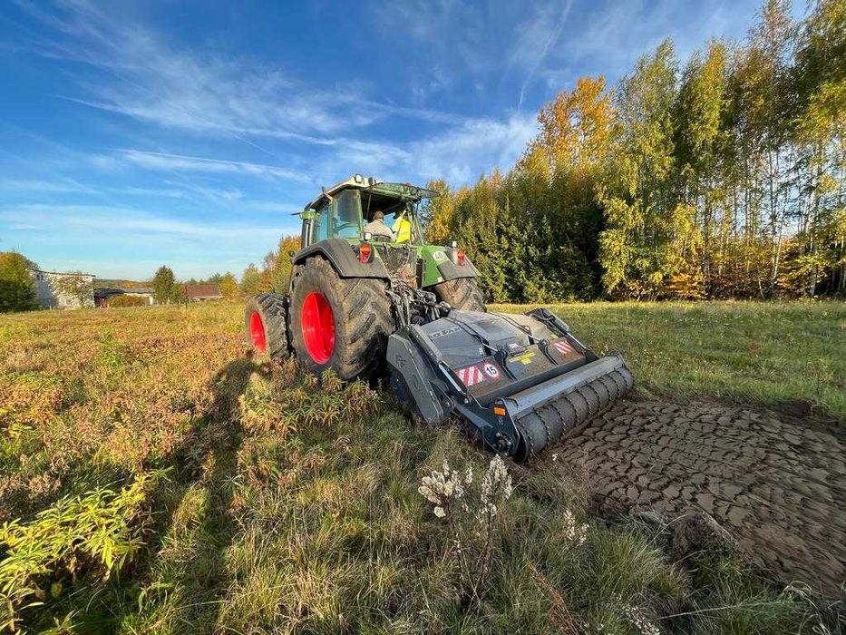 Mulczowanie wgłębne, powierzchniowe, wycinka drzew, karczowanie