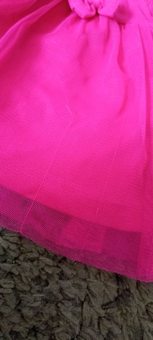 Różowa spódniczka tiulowa