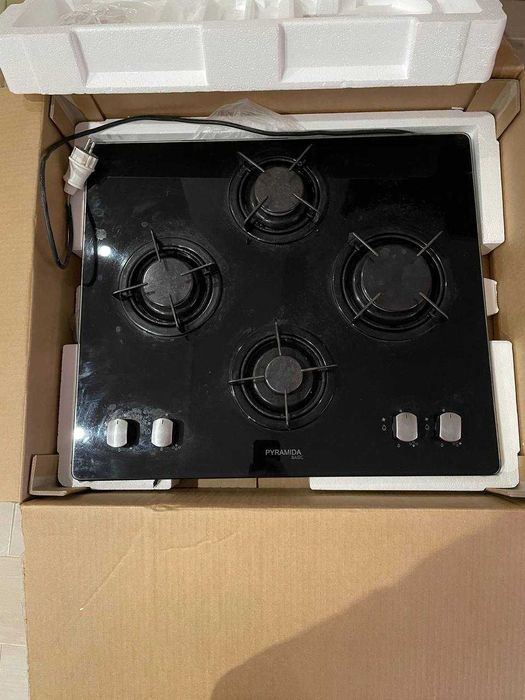 Продам газову варильну поверхню Pyramida basic black