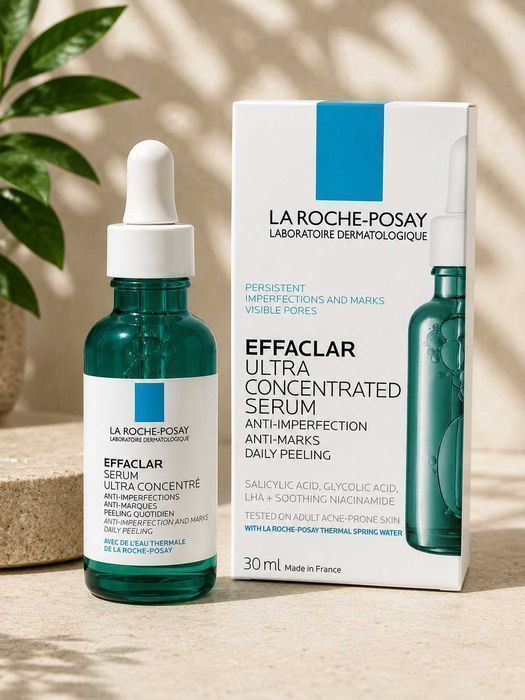 Сироватка для проблемної шкіри La Roche-Posay Effaclar Ultra Concentrated Serum 30 мл / Кислотна сироватка / Оригінал