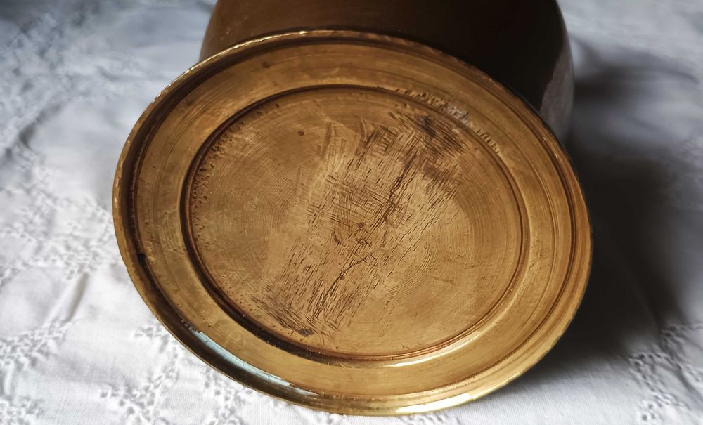 Mosiężny dzbanek/wazon ok. 14 cm