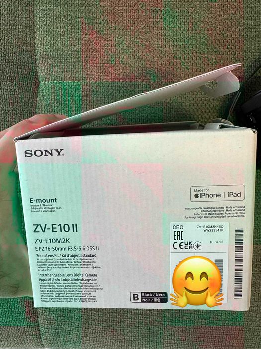 Sony ZV-E10 II - jak nowy z ubezpieczeniem