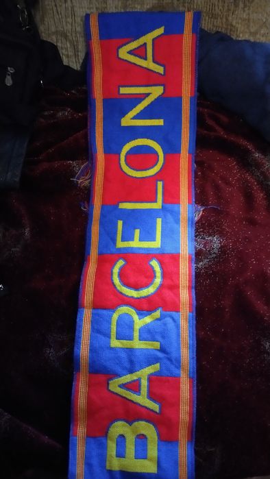 Шарф оригінальний ФК Барселона.