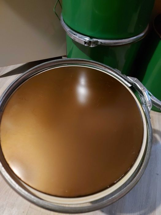 Beczka metalowa 30L z pokrywką, wiadro