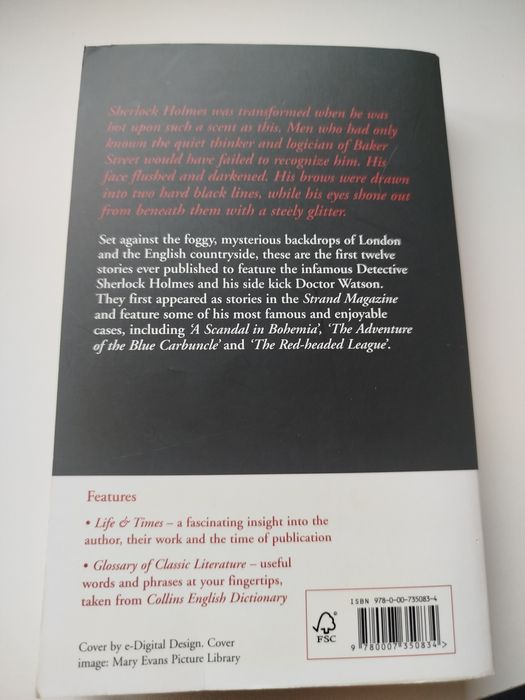 Livro Sherlock Holmes - The Adventures of Sherlock Holmes