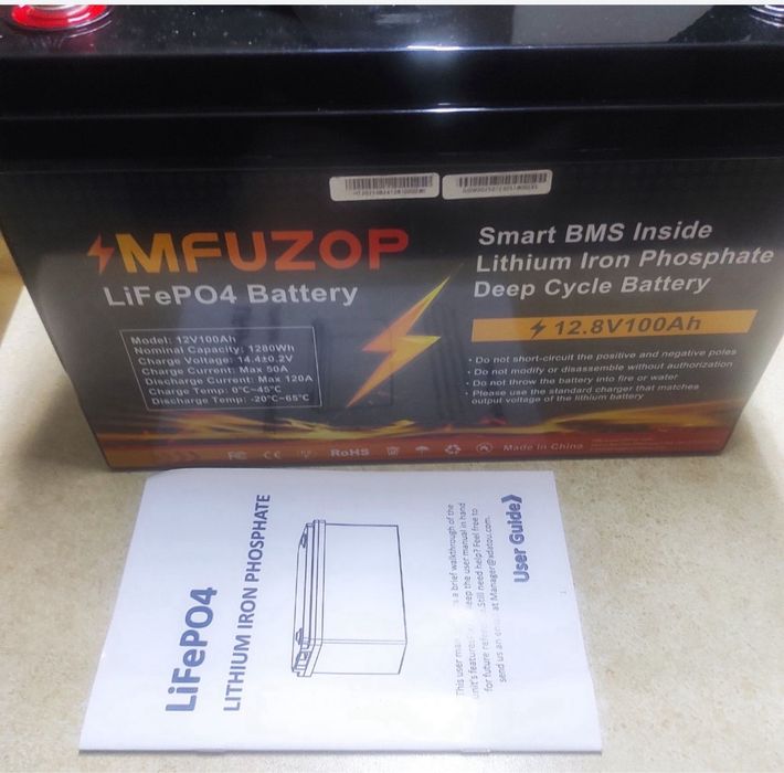 Залізофосфатний Акумулятор Lifepo4 100ah