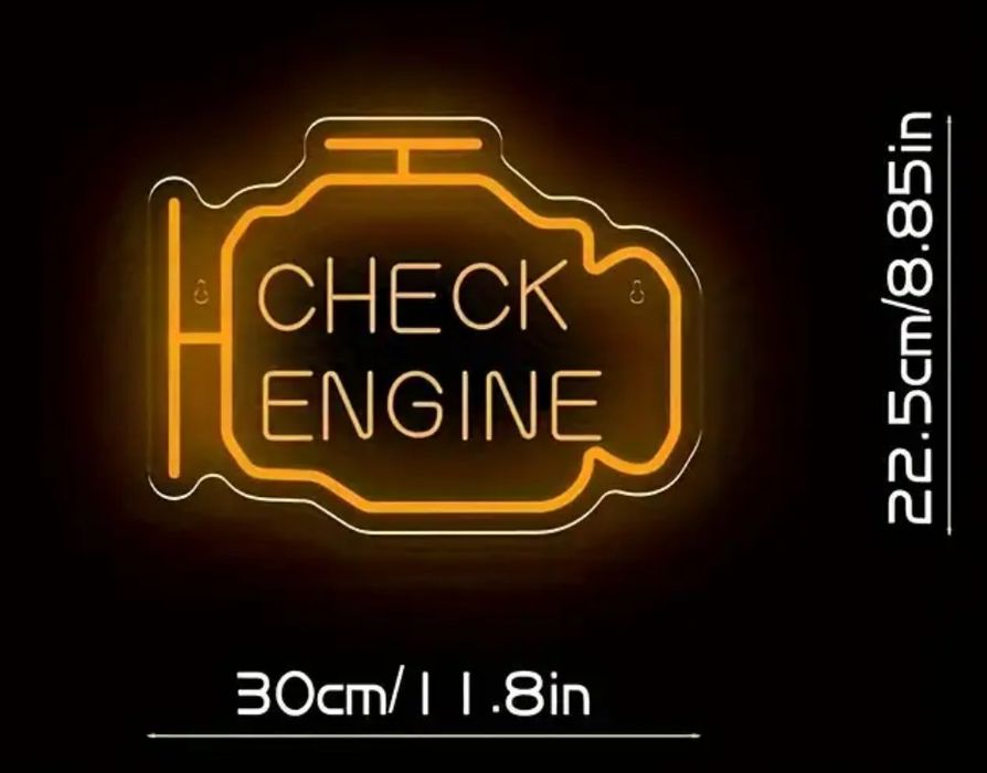 Lampka neonowa CHECK ENGINE
