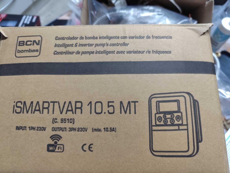 Controlador de Bomba iSMARTVAR 10.5 MT – Monofásico para Trifásico