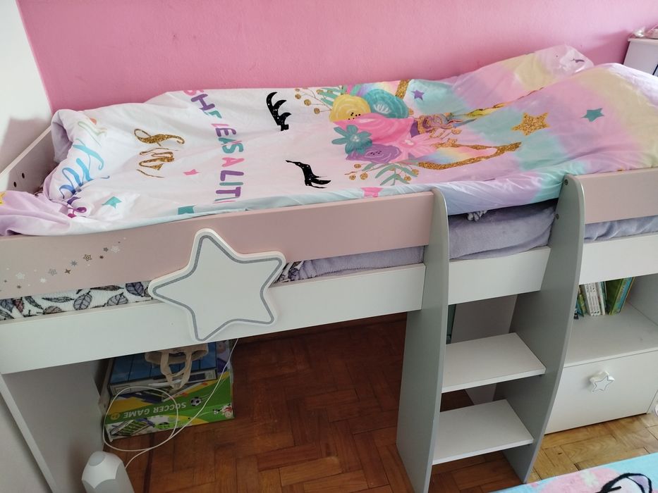 Cama Alta Menina