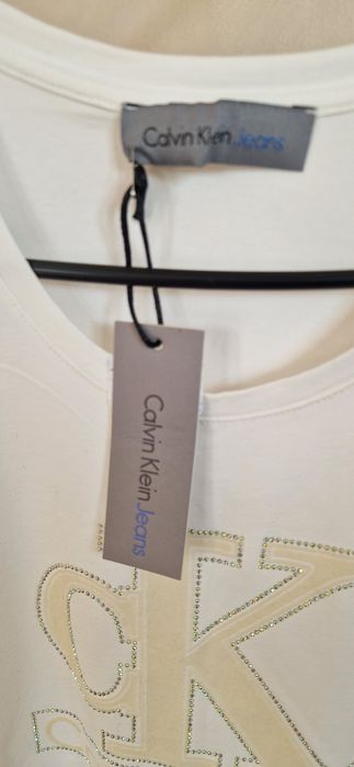 Biała bluzka Calvin Klein