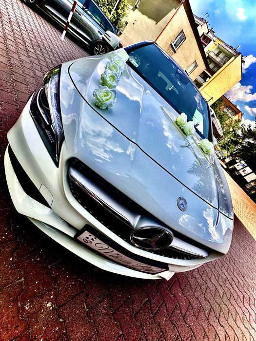 Samochód do slubu MERCEDES AMG (panorama) BIAŁY