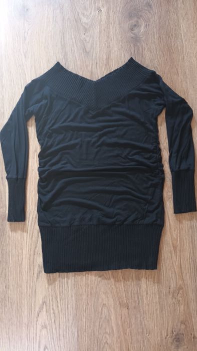 Bluzka długa czarna