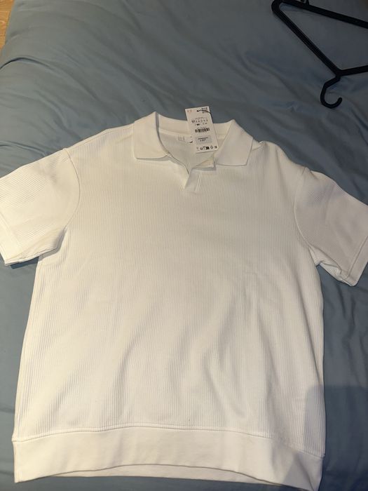 t shirt estilo camisa branca da zara