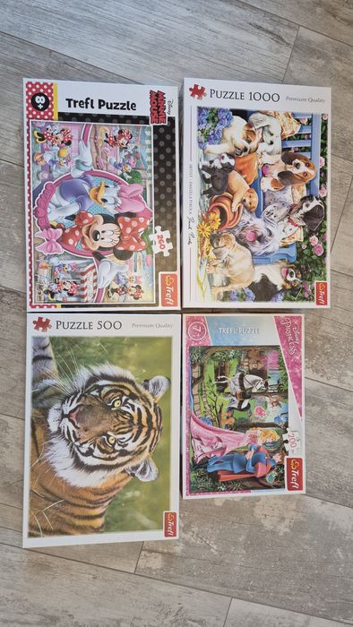 Puzzle - 4 pudełka