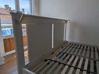 Cama de Casal IKEA SONGESAND 140x200cm c/ gavetas