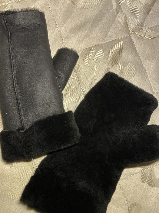 Митенки,полуварежки на меху перчатки