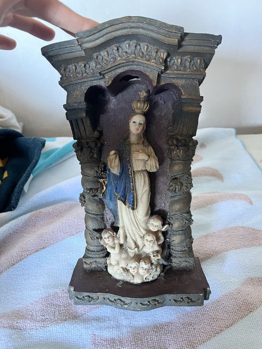Nossa senhora com anjos - oratorio religioso