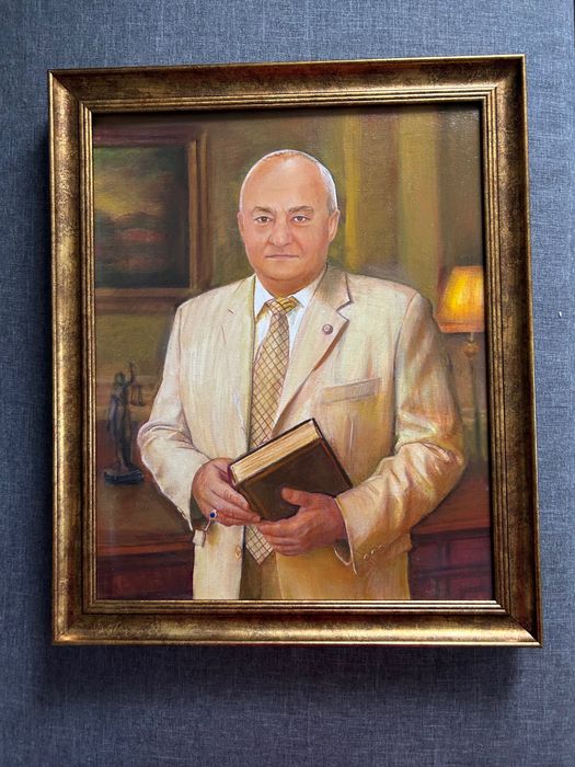 Portret olejny ze zdjęcia