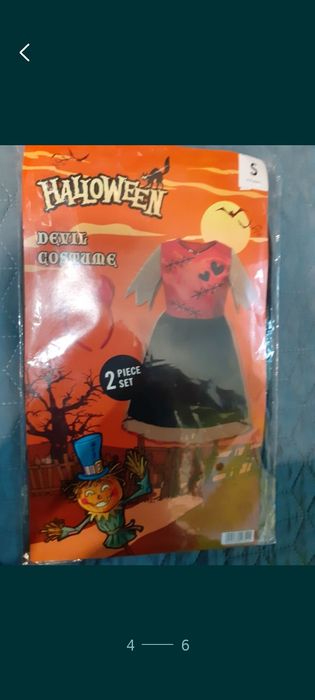 Kostium Halloween 4,6 lat