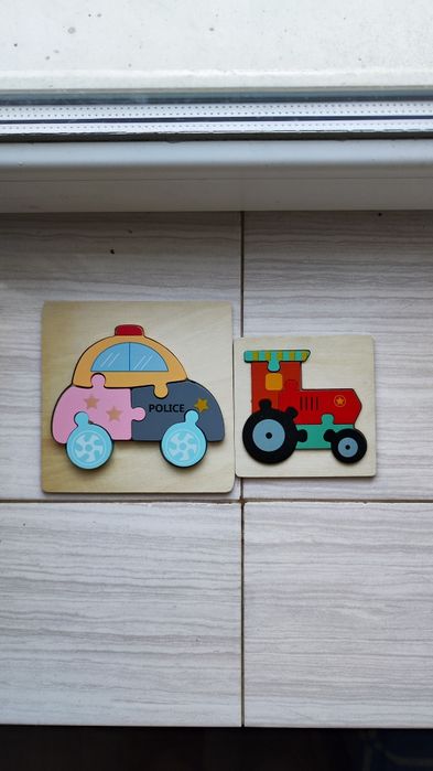 Набір дерев'яних пазлів 2+