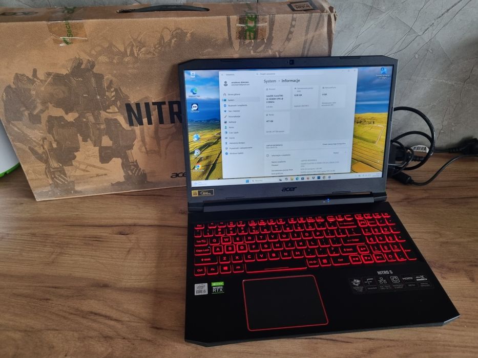 Acer nitro 5 i5 /Rtx 3050 / ssd