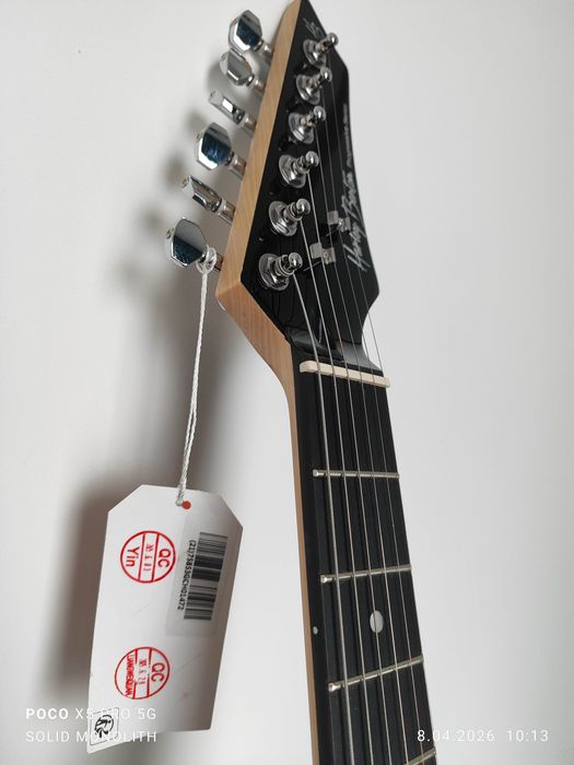 Harley Benton Superstrat bk Junior 3/4