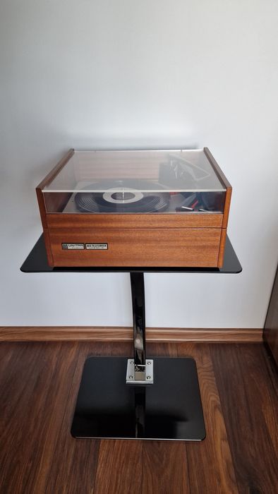Gramofon Unitra Fonica na licencji AEG Telefunken, adapter, winyl,